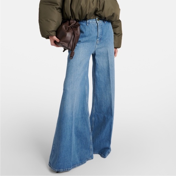 FRAME Denim The Extra Wide Leg Seraphina Jeans Women’s Sz 28 - Picture 6 of 15